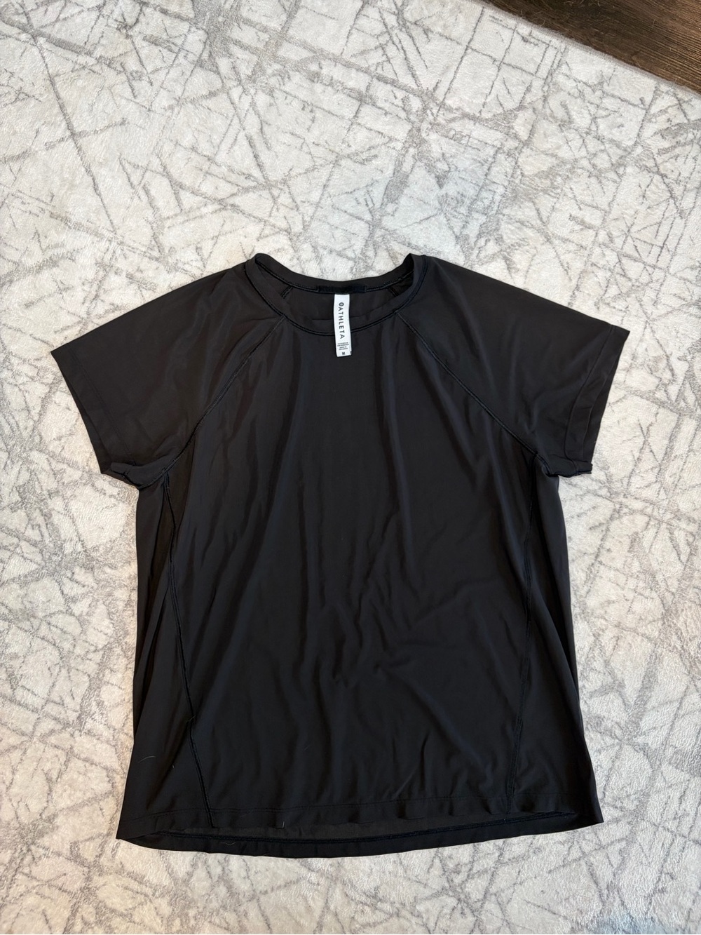 Athleta Black Stretch Top